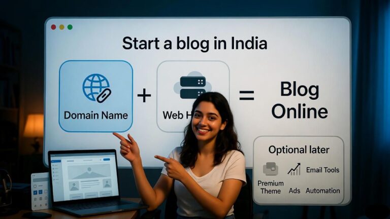 Cost to Start a Blog in India