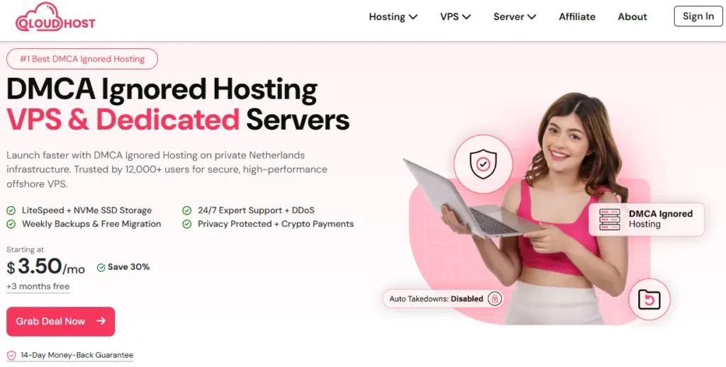 QloudHost Home Page