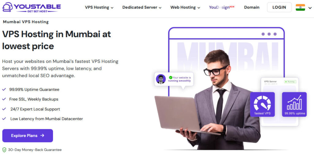 YouStable Mumbai VPS Hosting